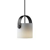 Лампа подвесная FRANDSEN ootg, 16хD16 см, белое опаловое стекло