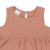Платье без рукава из хлопкового муслина цвета пыльной розы из коллекции essential 18-24m