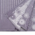 Скатерть из хлопка фиолетово-серого цвета с рисунком Tkano Ледяные узоры, New Year Essential, 180х260 см