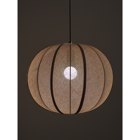 Светильник подвесной texture rib, D48 см, бежевый