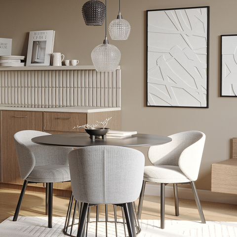 Панно декоративное с эффектом 3d minimalism, с черной рамой, 70х100 см