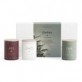 Набор из 3 ароматических свечей onska mini по 55 г
