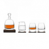 Набор для виски с деревянными подставками islay whisky