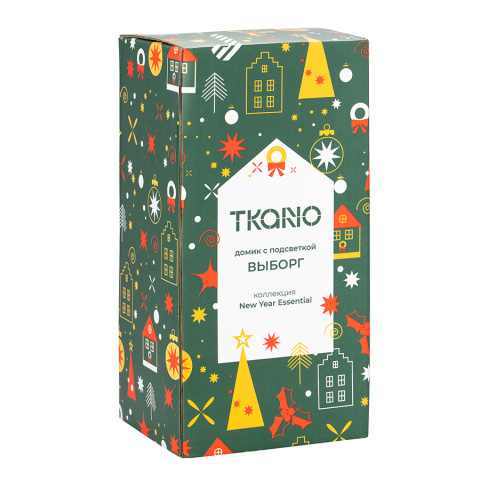 Домик с подсветкой Выборг из коллекции new year essential, 20,5 см
