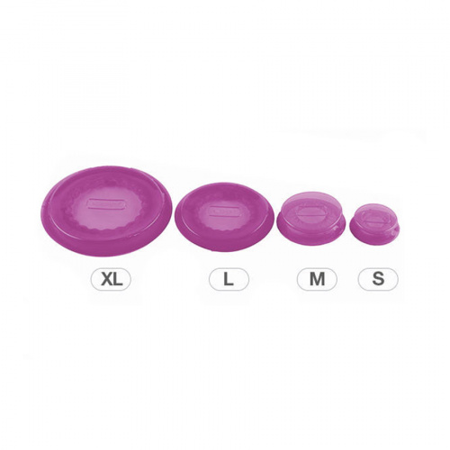 Набор из 2 силиконовых крышек Silikomart Capflex M, фиолетовый