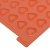 Форма для приготовления печенья Silikomart Macaron Heart 30х40 см силиконовая