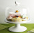 Подставка для десертов Sweet Tweet с крышкой, белая птичка