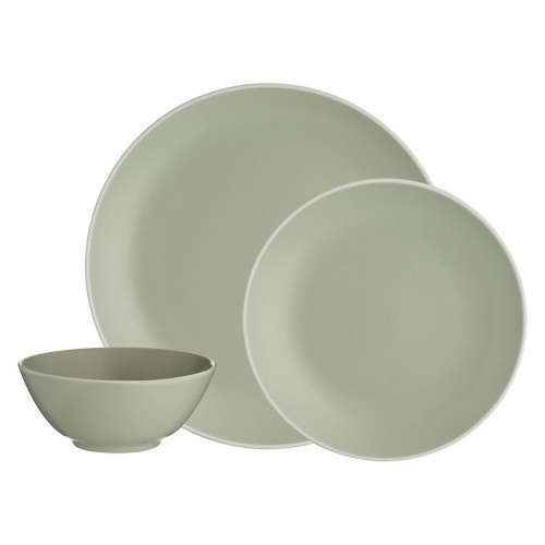 Набор обеденной посуды Classic 12 предметов зеленый