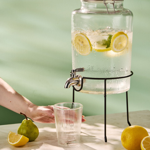 Диспенсер для напитков с подставкой maison jar, 5 л